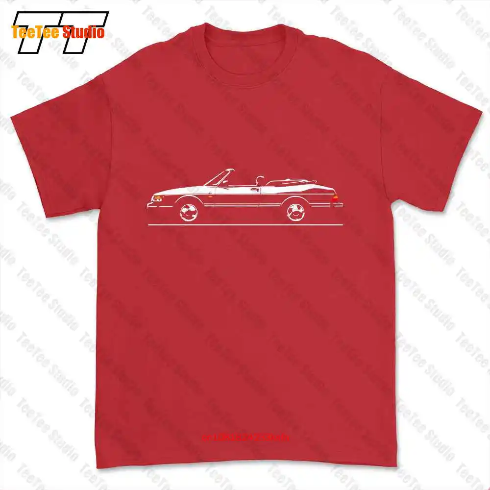 Saab 900 Cabrio Fans Cabriolet Turbo Convertible T-shirt Tee WO9Q