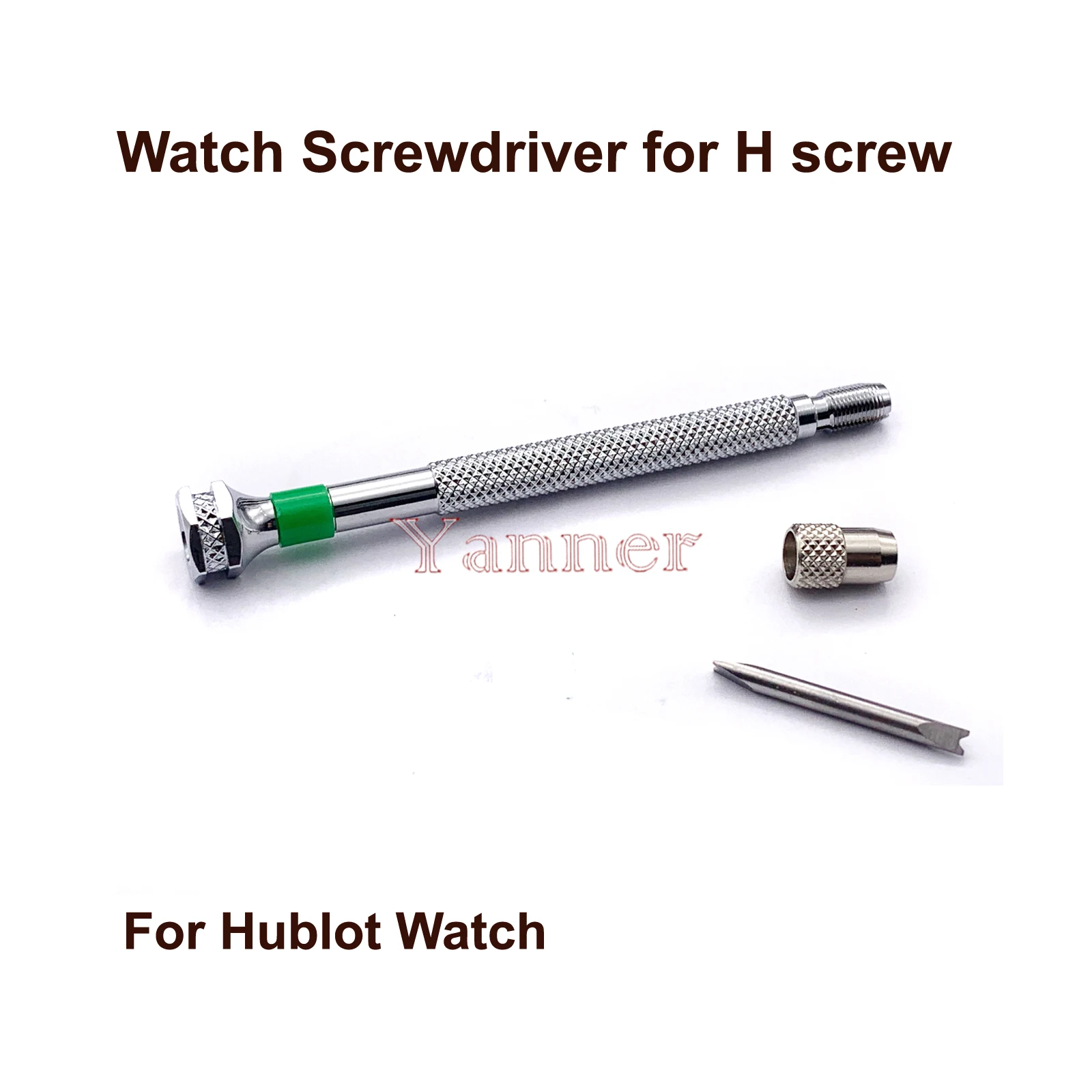 Śrubokręt do zegarka do śruby H Hublot Narzędzie do naprawy paska paska z ramką zegarka - ostrze z podwójną główką