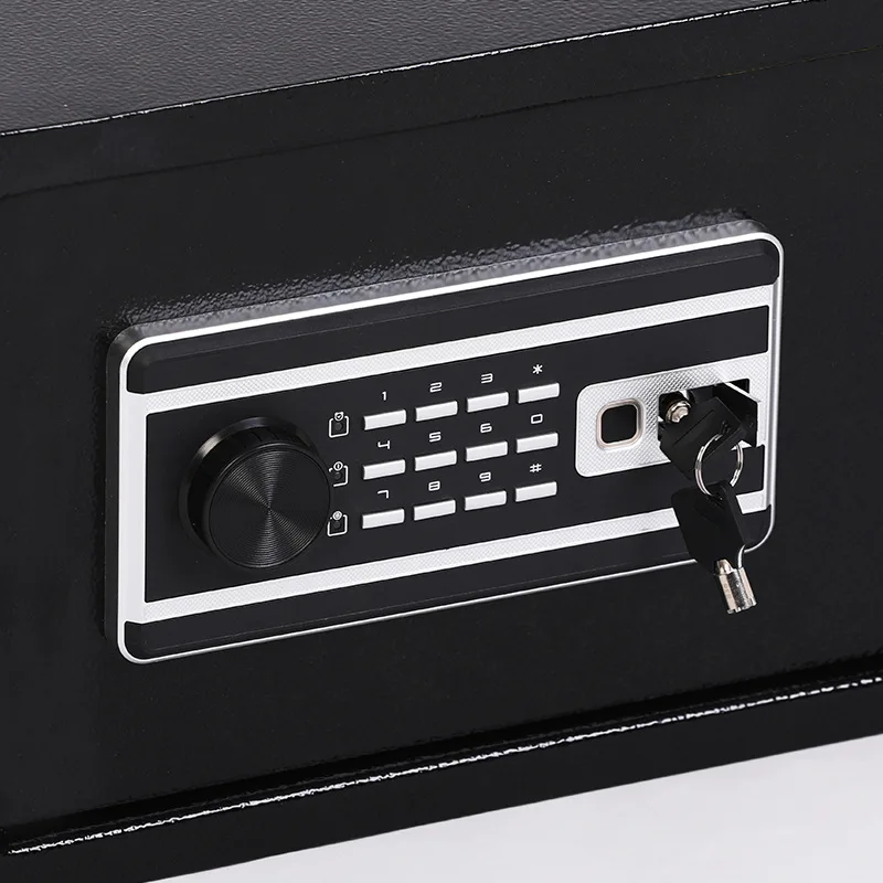 Household Small Safe 25L Fingerprint Safe Anti-theft All-steel Fingerprint Office Safe  Deposit Box