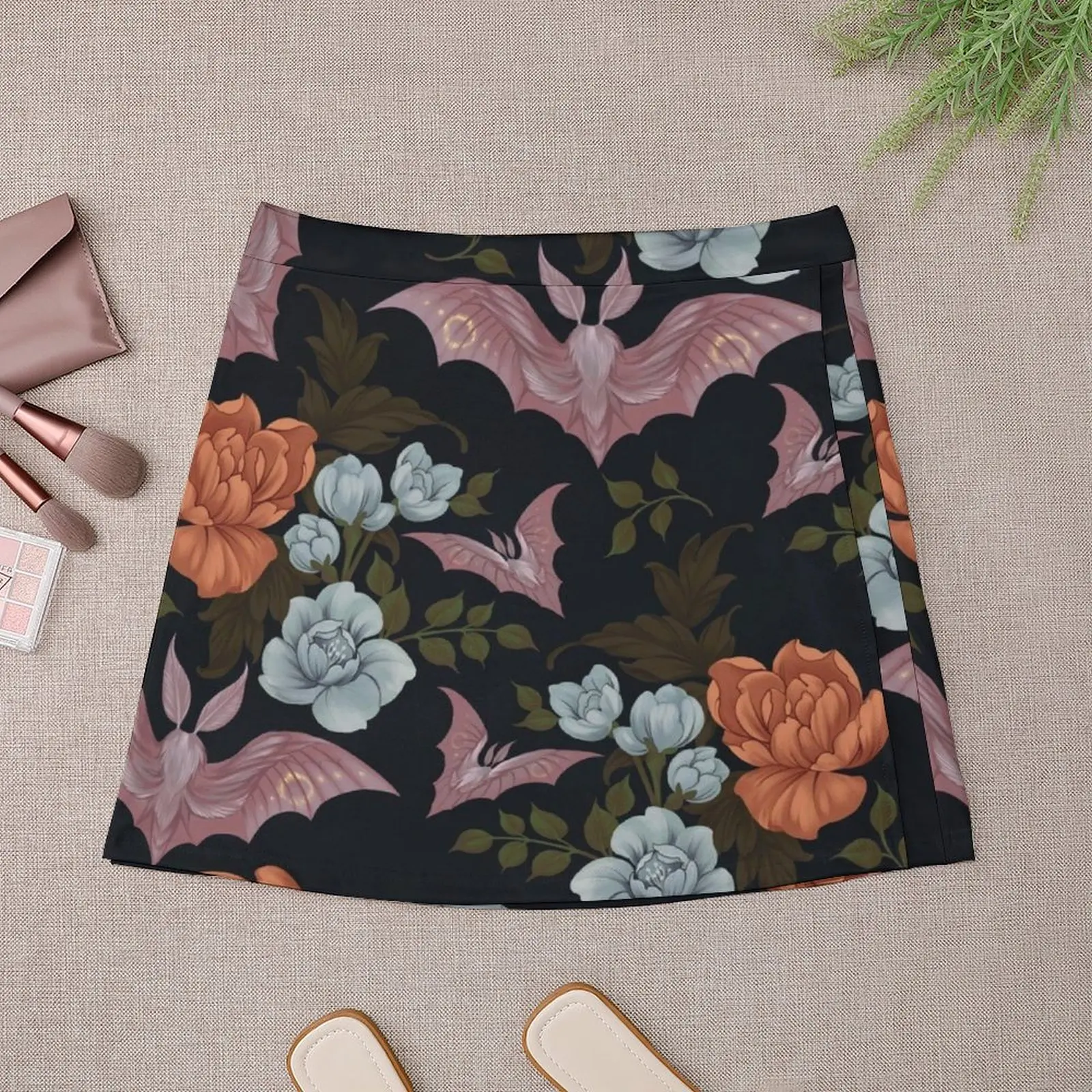 Botani - Ngengat dan Bunga Malam Rok Mini Rok untuk Pakaian Wanita Musim Panas 2025 Hal Baru