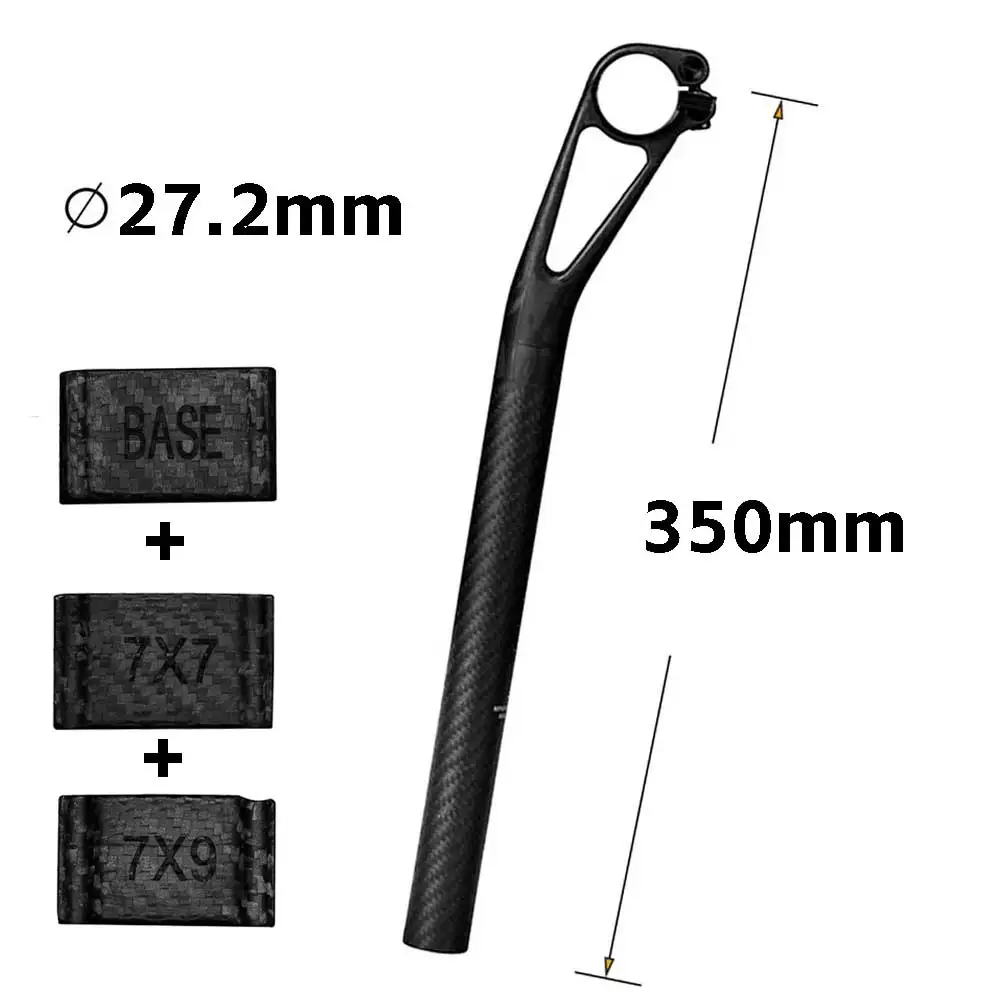 ELITA ONE Fahrrad Carbon Sattelstütze Setback 5/25mm MTB/Straße Sattelstütze 27,2/30,9/31,6/25,4mm Titan schrauben Licht 150g