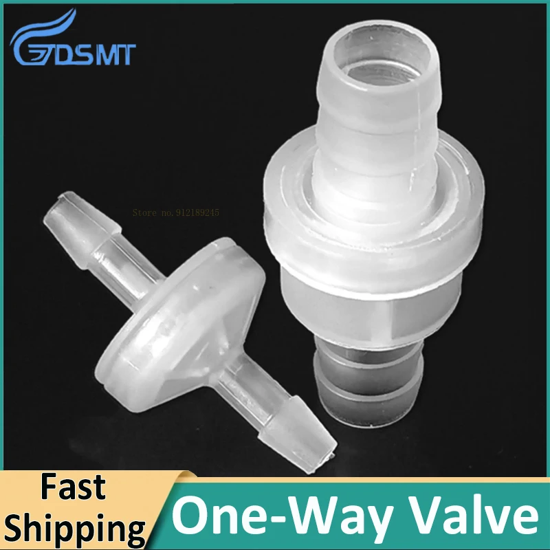 

Пластиковый одноходовой клапан, обратный клапан для газовой жидкости, перевернутый крючок 3 мм, 4 мм, 6 мм, 8 мм, 10 мм, 12 мм