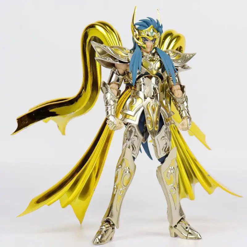 

Коллекционная фигурка Spot GTEX Gold Saint Cloak Warrior God Aquarius Camry: Модель-игрушка ручной работы по мотивам аниме и фильмов, подарок на день рождения