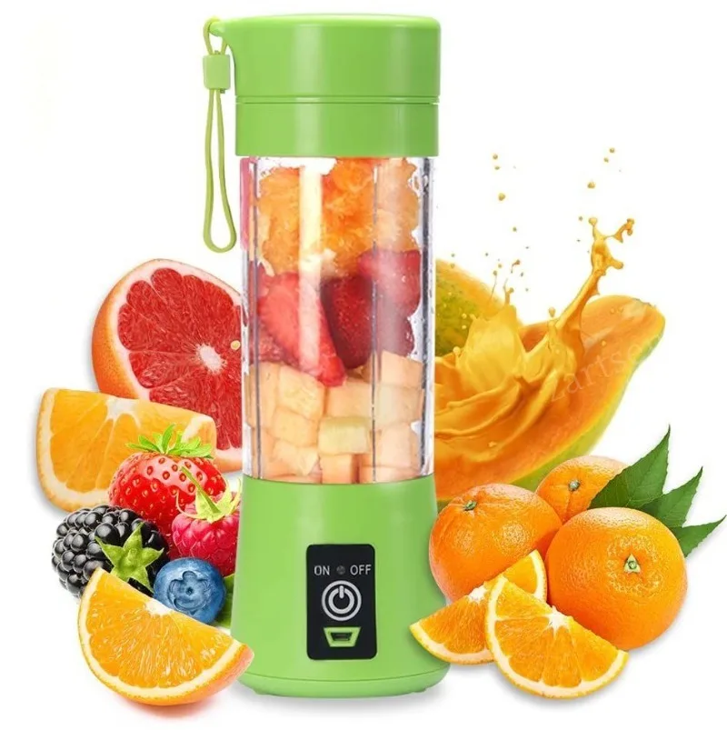 Mini spremiagrumi elettrico portatile Ricarica USB Frullato Milkshake Maker Spremiagrumi automatico Frutta Arancia Limone Frullatore da cucina