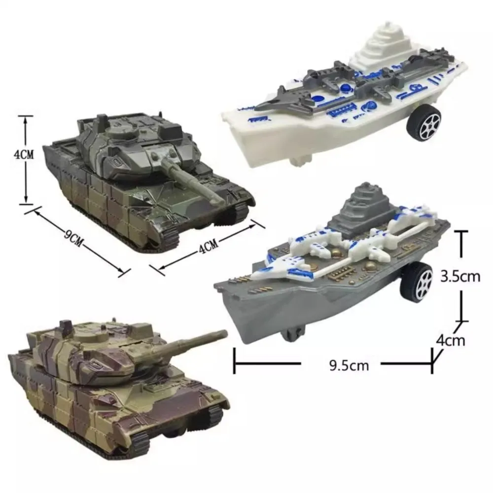 Simulation de voiture blindée pour garçon, 1 pièce, côtes arrière, bataille principale, modèle précieux, véhicule militaire, chars, chariot, jouet amusant