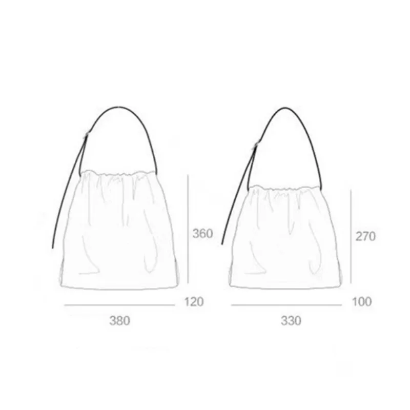 Jamhoo Luxury Elegant Underarm Shoulder Bags For Women Tote Bag Commuter Large Capacity Niche Armpit Handbag сумка женская bolso