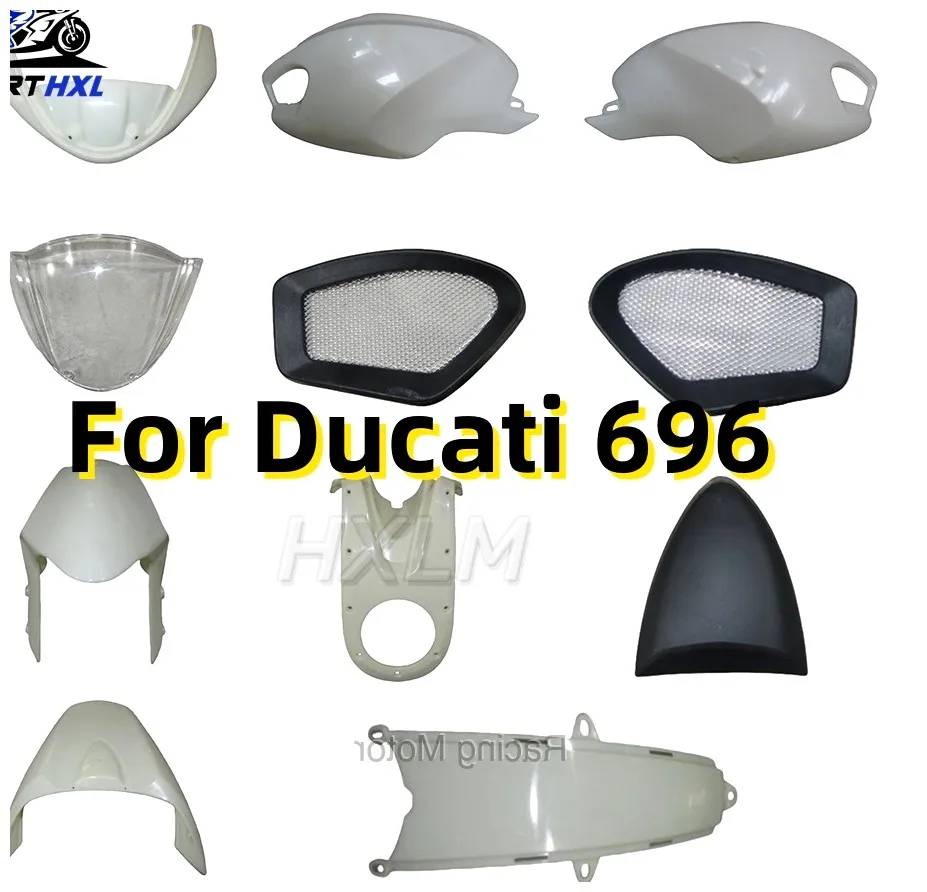 Motorcycle Fairings Kit Fit For Monster 696 796 795 1000 -2015 Bodywork Set ABS Injection New Pearl | Racing Motor Store