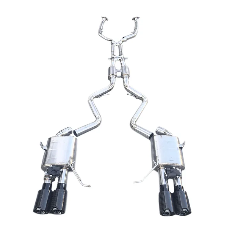 Exhaust Pipe for M3 E90 E92 E93 4.0l Dual X Midpipe Titanium Valved Sport Exhaust System With Two Resonators
