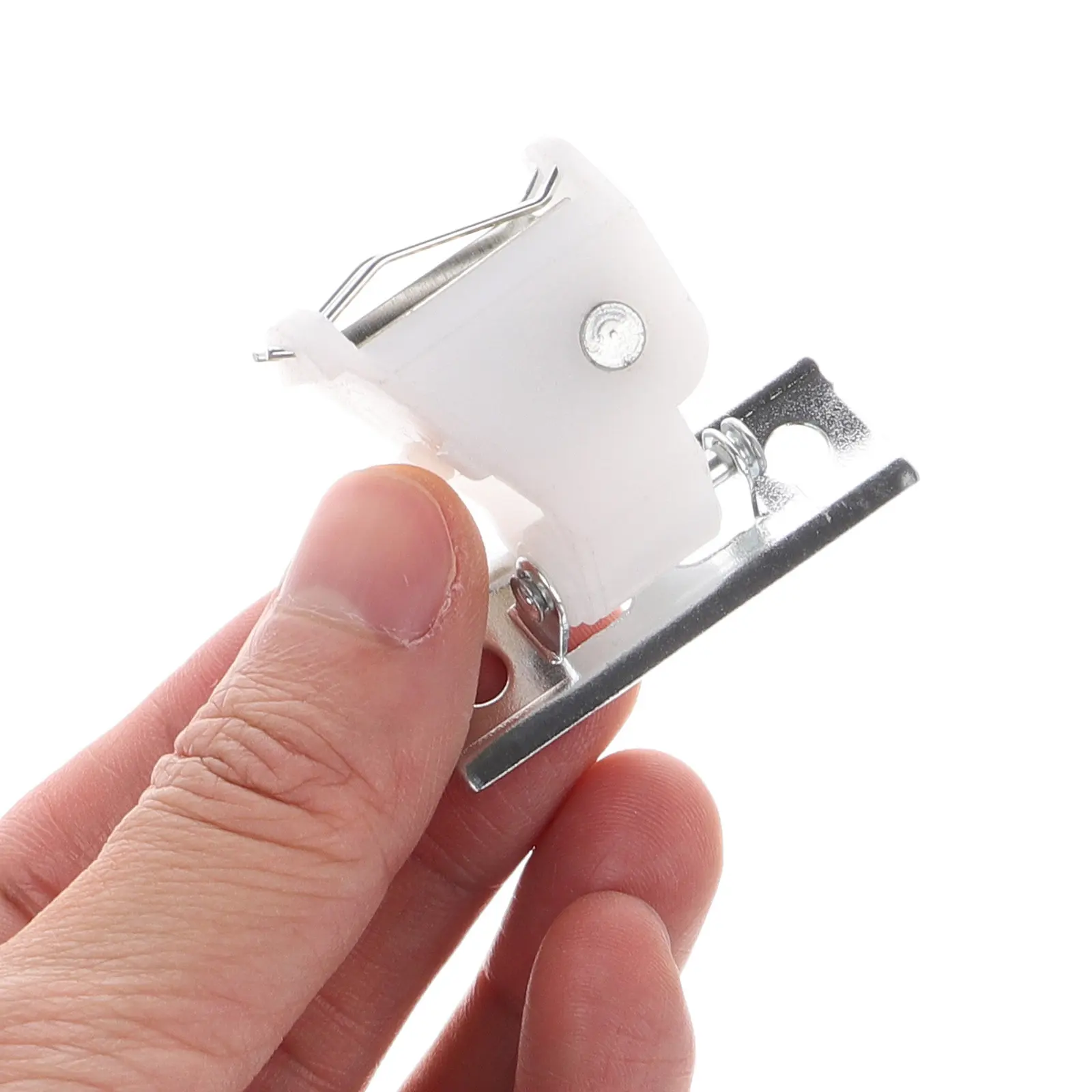 8Pcs Roman Shade Cord Lock System White Metal Cord Lock for Window Blind Hardware Replacement Roman Shade Lift Pulley Parts