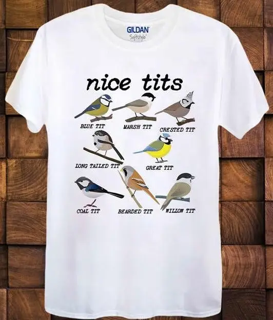 Nice Bird Birds Watch Marsh Blue Crested Willow T Shirt Men S Ladies Top