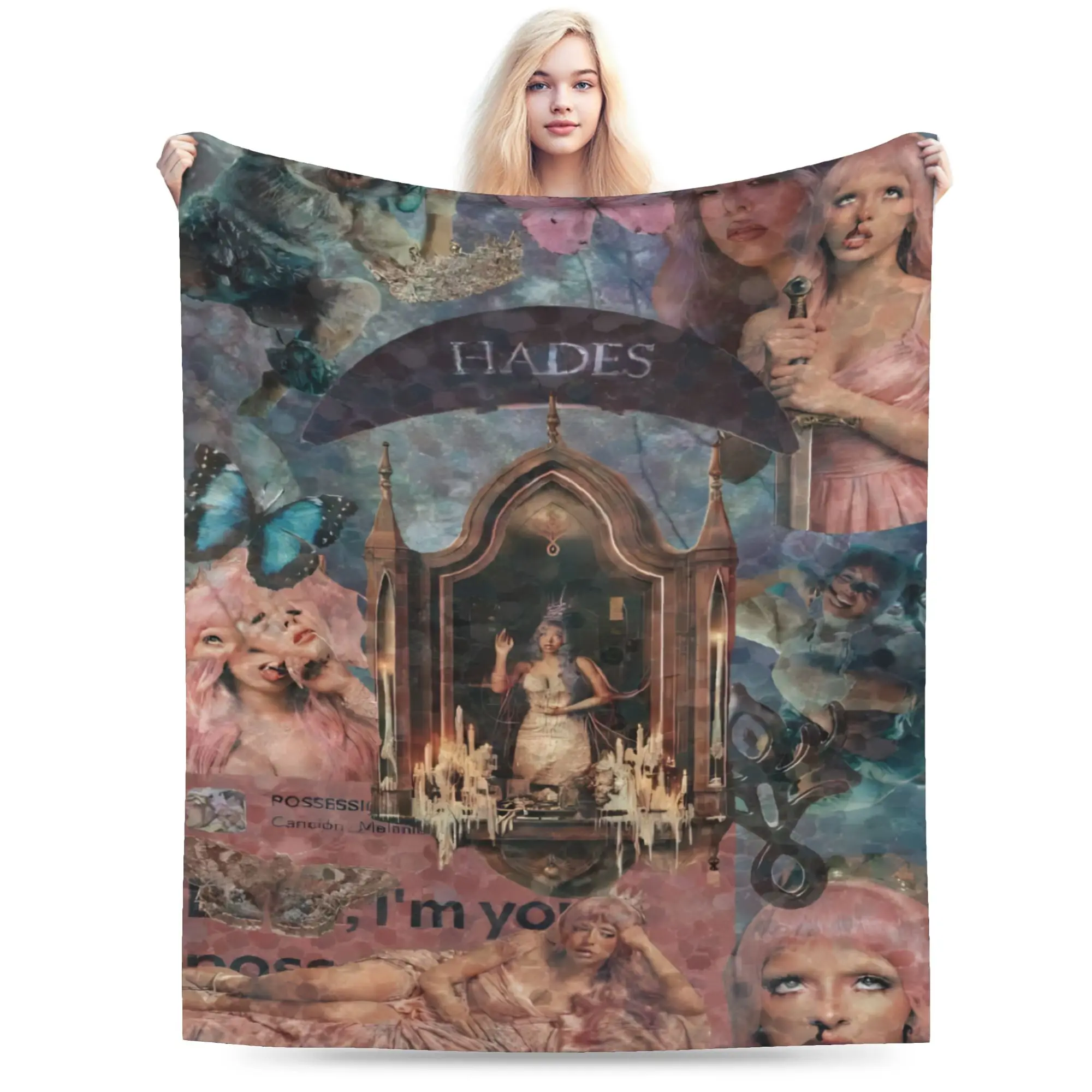 Novelty Design HADES SACRIFICE Melanies Martinez Blanket Lightweight Thin Fleece  Relax Throw Blanket Machine Washable