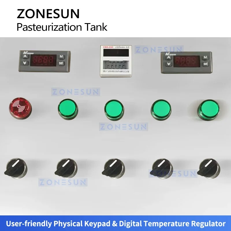 Zonesun Milk Cooling Tank Dairy Bulk Tank Cooling Equipment Pasteurization and Refrigeration Tank ZS-PRT100L