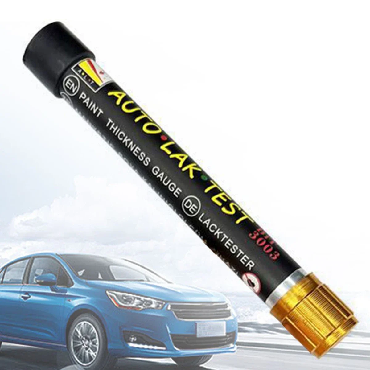 Auto Body Damage Detector Paint Thickness Tester Pen with Magnetic Tip Scale Indicator Car Paint Coating Tester Car Accessories