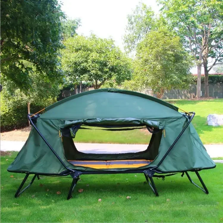 2 people camping tent outdoor hiking awning ground crib waterproof bed tent