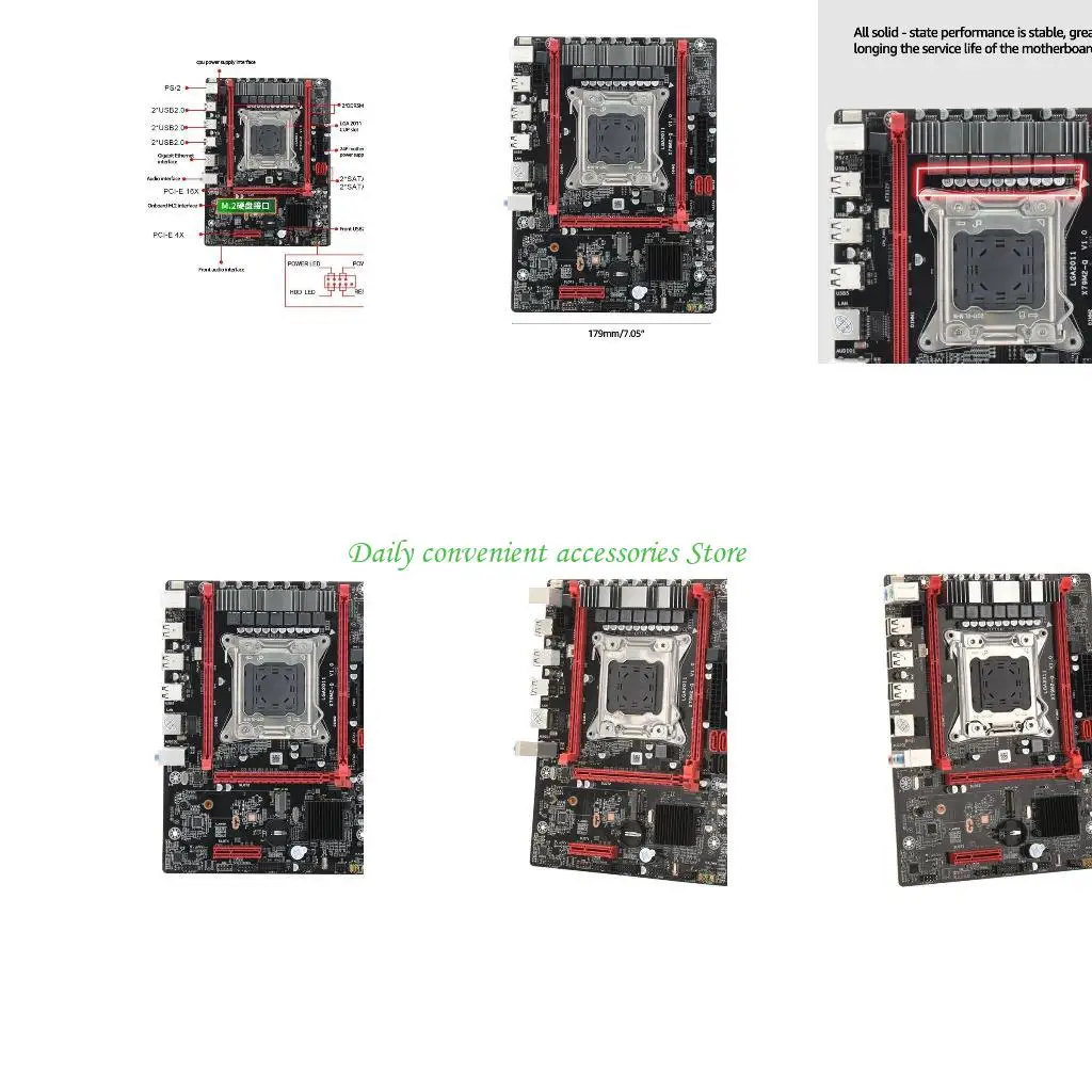 

97QB X79M2-Q Материнская плата на рабочем столе NVME для интерфейса M.2 64 ГБ ЦП DDR3 X 2 Слот памяти USB2.0 x 8 Low Power LGA
