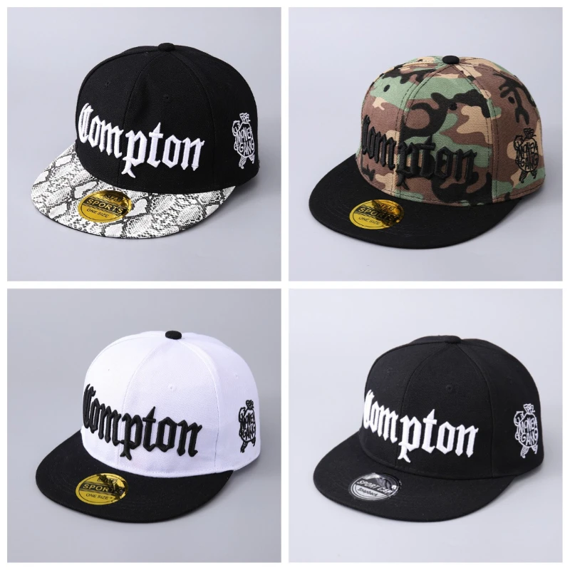 Boné de beisebol masculino ajustável, edição coreana, estilo hip hop, aba reta, camuflado, personalizável, A++Fashion