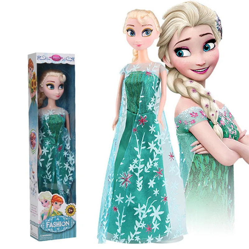 Frozen 2 Elsa Anna Figure Princess Doll Toys Snow Queen Children Girls Toys Elsa Dolls Clothes for Dolls Children Gift