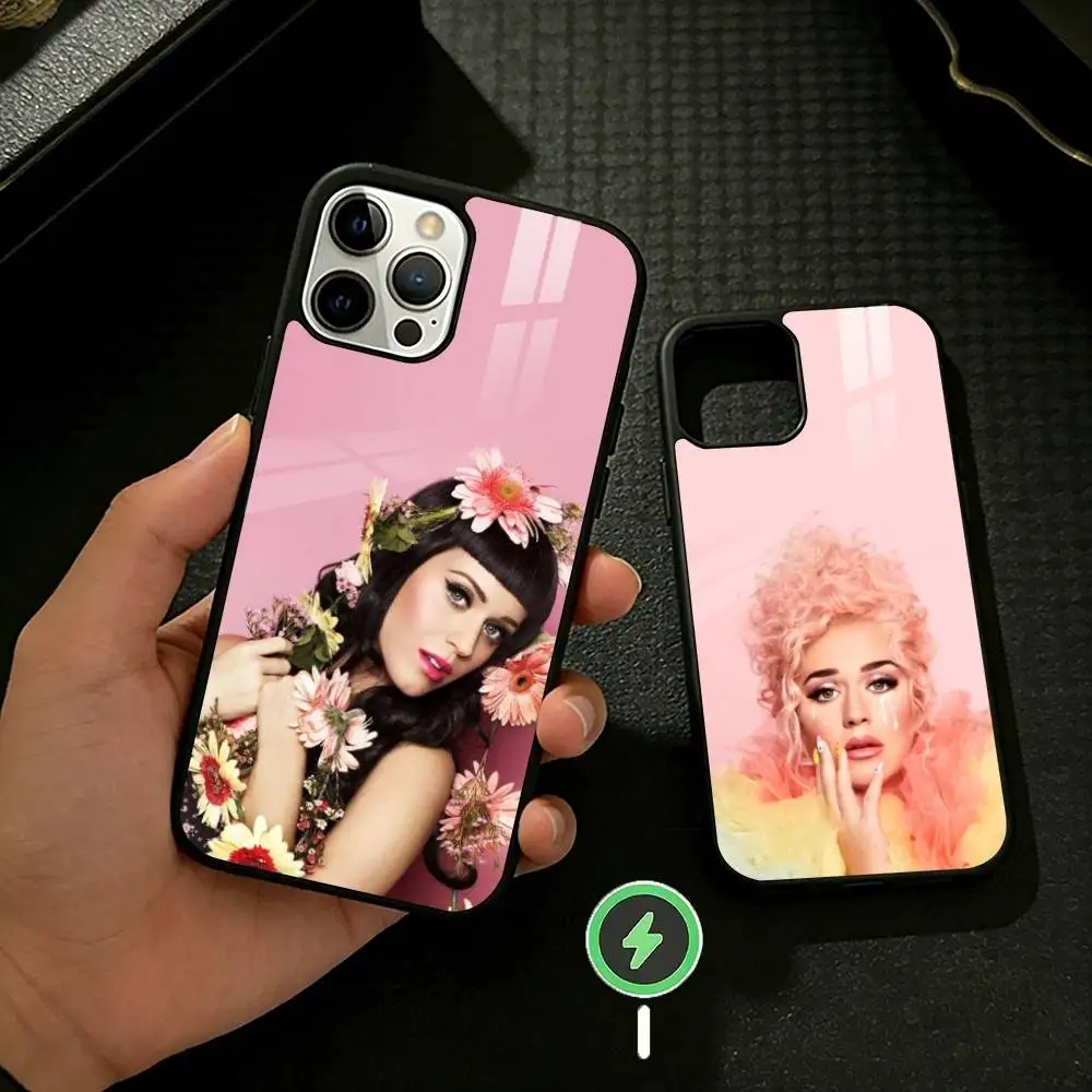 

Singer K-Katy Perry Phone Case For iPhone 17/16/15/14/13/12/Plus/Pro/Max for Magnetic Wireless Charging