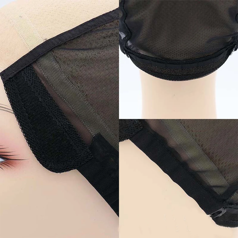 Durable 6x6 Double-layer Diamond Mesh Lace Cap, A Wig Accessory Tool For Creating The Forehead Of A Wig, Lightweight, Breathable