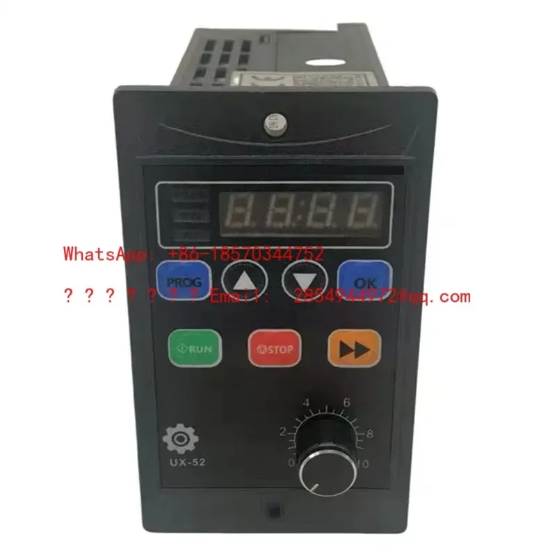 

Маленький векторный инвертор 2026, 220 В переменного тока, однофазный вход, трехфазный выход, инвертор привода двигателя с четырехзначным двигателем T13-750W-12-H