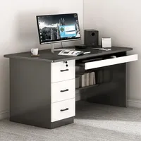 Computer Desk Study White Multipurpose Home Office Writing Desk Furniture Table Desks Reading Gaming Desktop Bedroom Wood