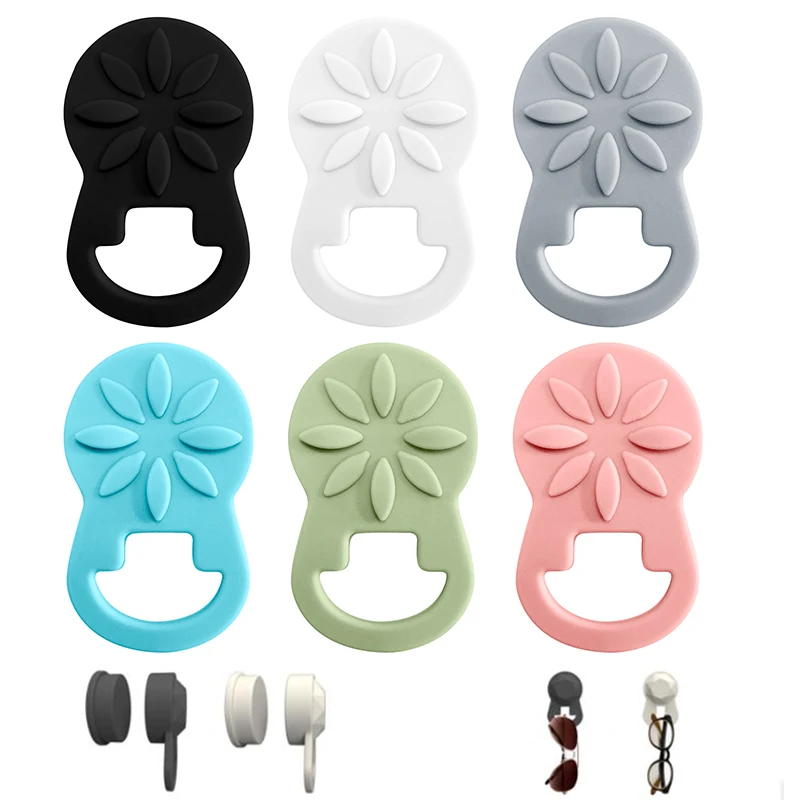 Upgraded Silicone Magnetic Eyeglass Holder Keep Glasses Safe Strong Magnet Suitable for Thick Clothes Secure Glasses Holder