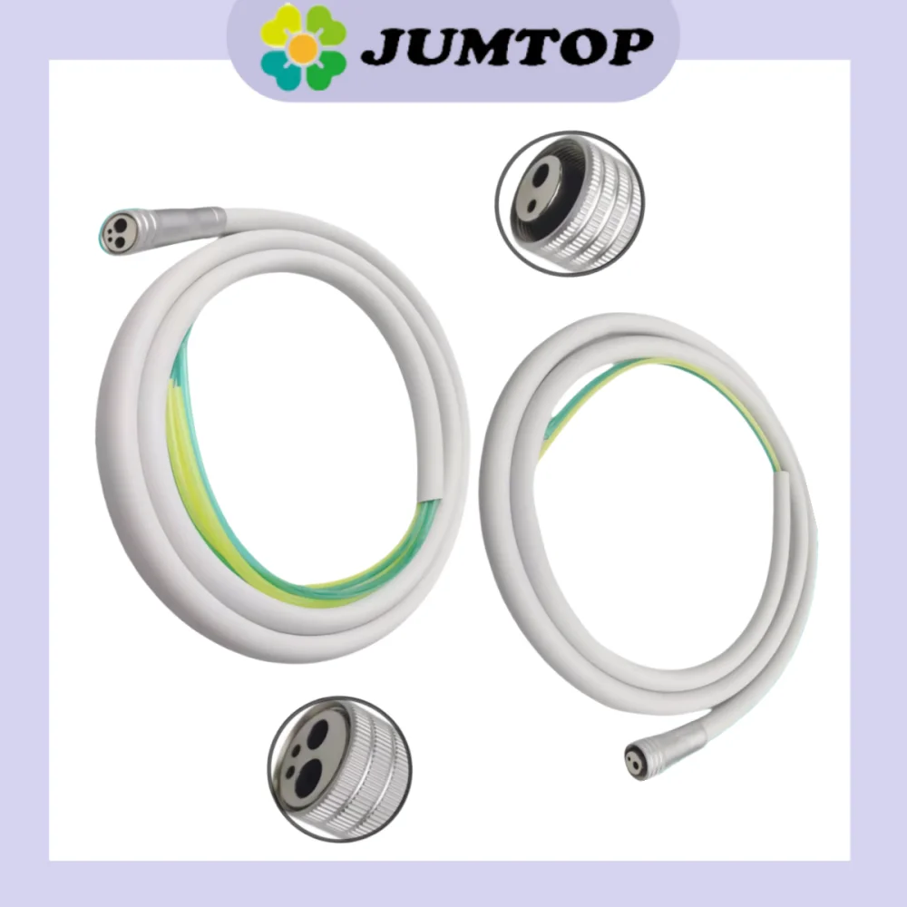 

Стоматологический силиконовый шланг с 2/4 отверстиями и фитингами — совместим с наконечниками высокоскоростной/низкоскоростной пневматической турбины, аксессуарами для стоматологических стульев