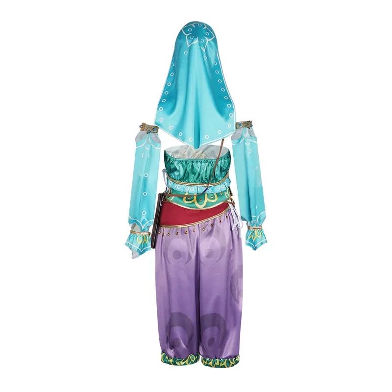 Game Piraat Halloween Kostuum Vrouwen Adem de Wilde Gerudo Volledige Set Outfit Outfit Link Cosplay Kostuum Fullset Vrouwen Woestijn! 1e