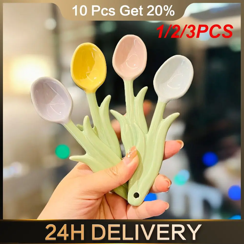 1/2/3PCS Tea Spoon Easy To Clea With Clear Textures High Temperature Cooking For Consumption With Peace Of Mind