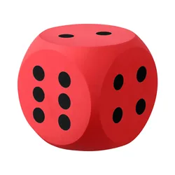 6 Inches Foam Dice Fun Filled Large Educational Toy Kawaii Giant Dice Decorative Eva Foam Jumbos Dice Big Square Building