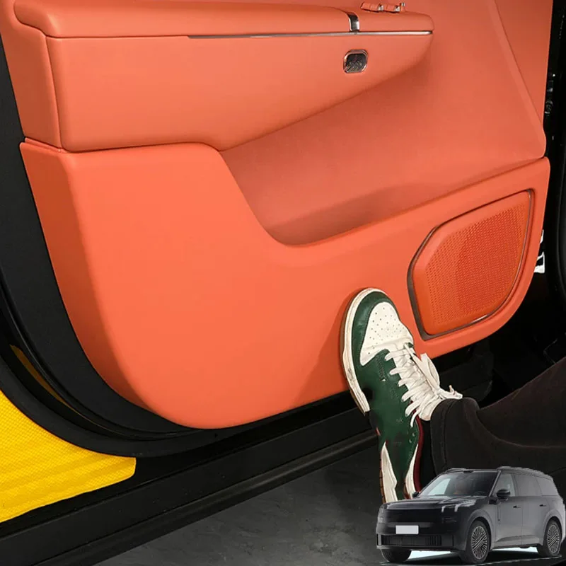 For Lynk & Co 900 2025 2026 Car Door ABS Anti-kick Pad Anti-scuffing and Dirt-resistant Protection Pad Interior Car Accessories