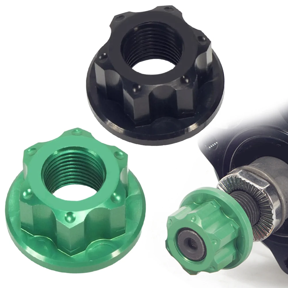 

Bike Upgrades Bicycle Maintenance Fixie Axle Screws Lightweight Nuts Non Slip Hub Nut For Bike Brake Clamp Exquisite Appearance