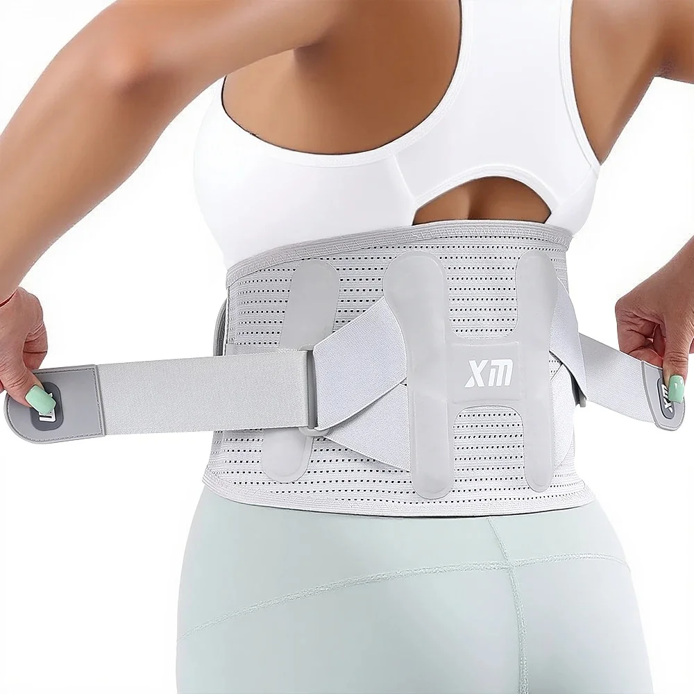 Back Brace for Lower Back Pain Relief - Backs Support Belt for Women Men for Herniated Disc,Sciatica.Removable Stays for Workout