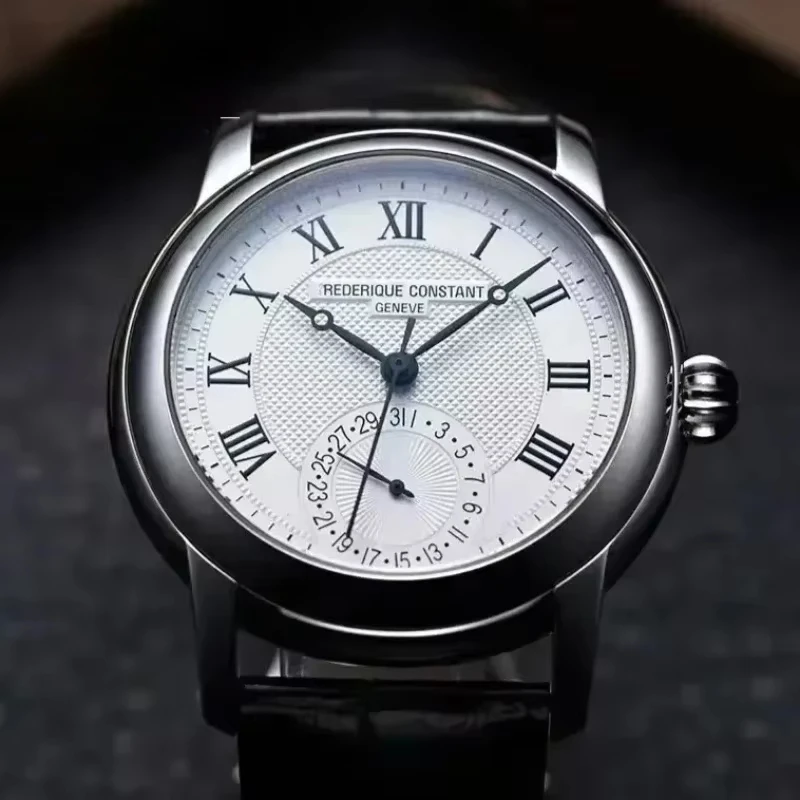 أزياء فاخرة العلامة التجارية الأصلية الساعات ثلاثة أيدي ساعات رجالية عالية الجودة حزام من الجلد كوارتز ساعة اليد AAA هدية الساعات