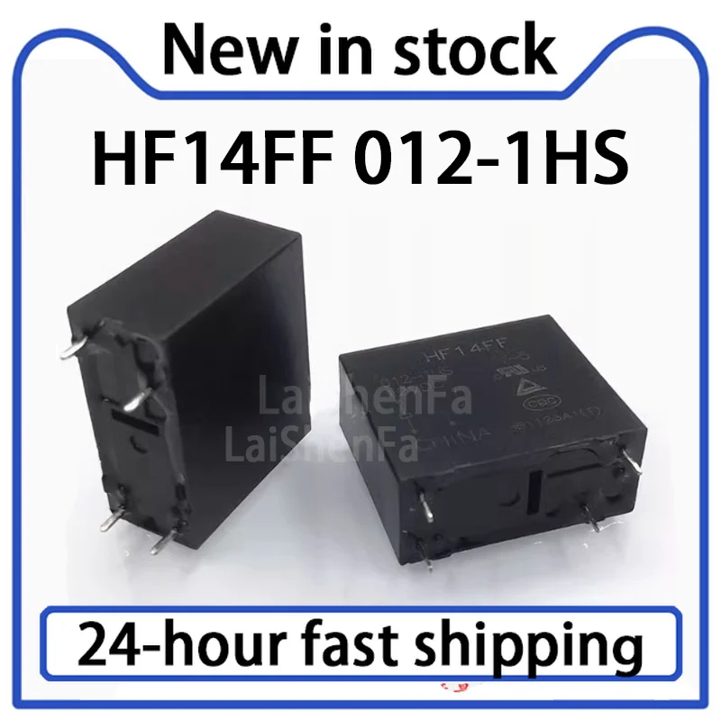 1PCS New Genuine HF14FF 012-1HS 4-pin 10A Relay