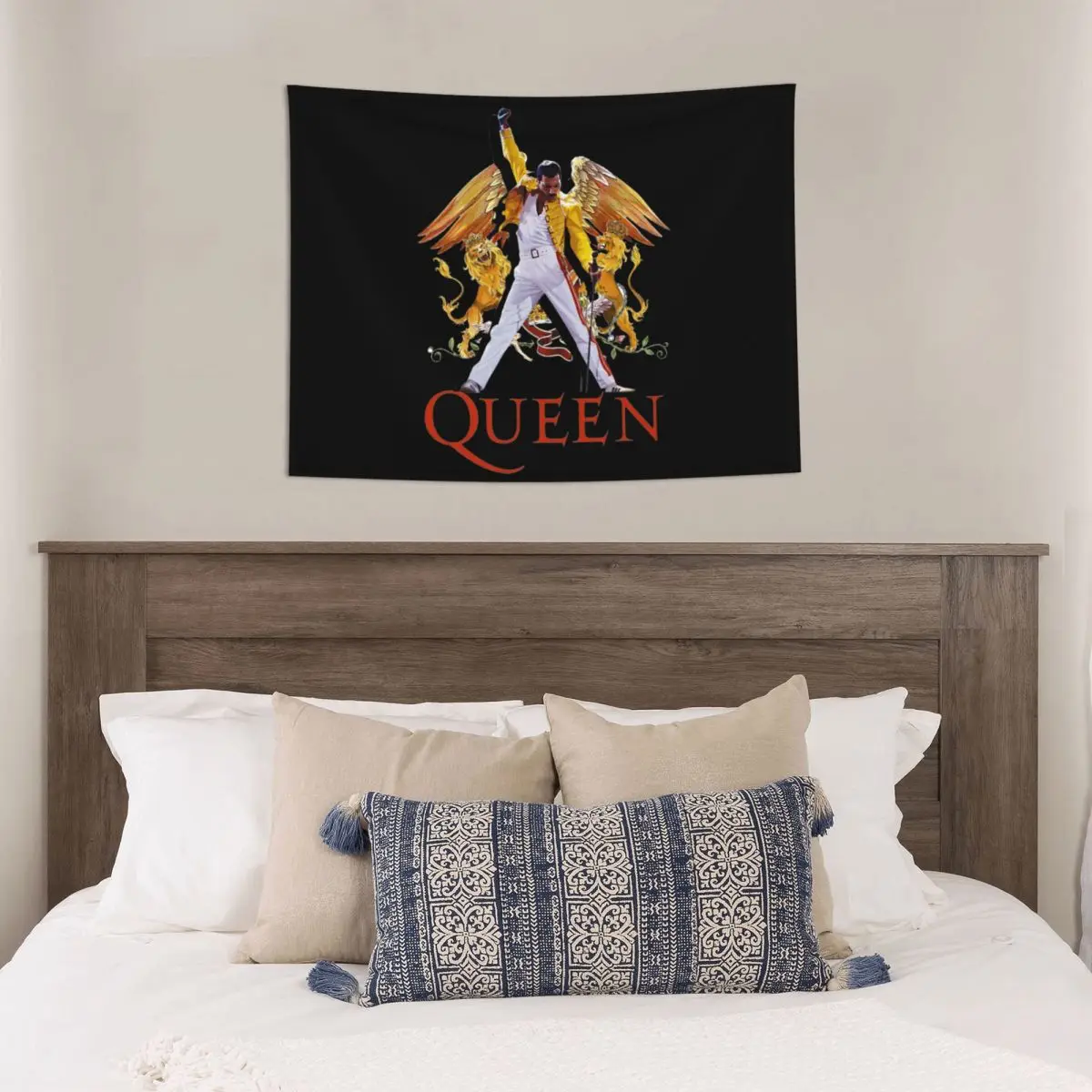 Freddie Mercury Tapestry Home Decor Customized Hippie Wall Hanging Tapestries for Living Room