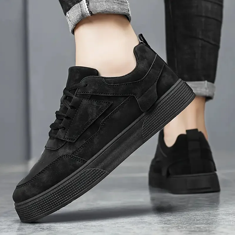 Vintage Men Casual Work Shoes Men Skateboard Shoe Wear-resistant Damping Sport Training Sneaker Flat Shoe zapatos para hombre 48 - Image 4