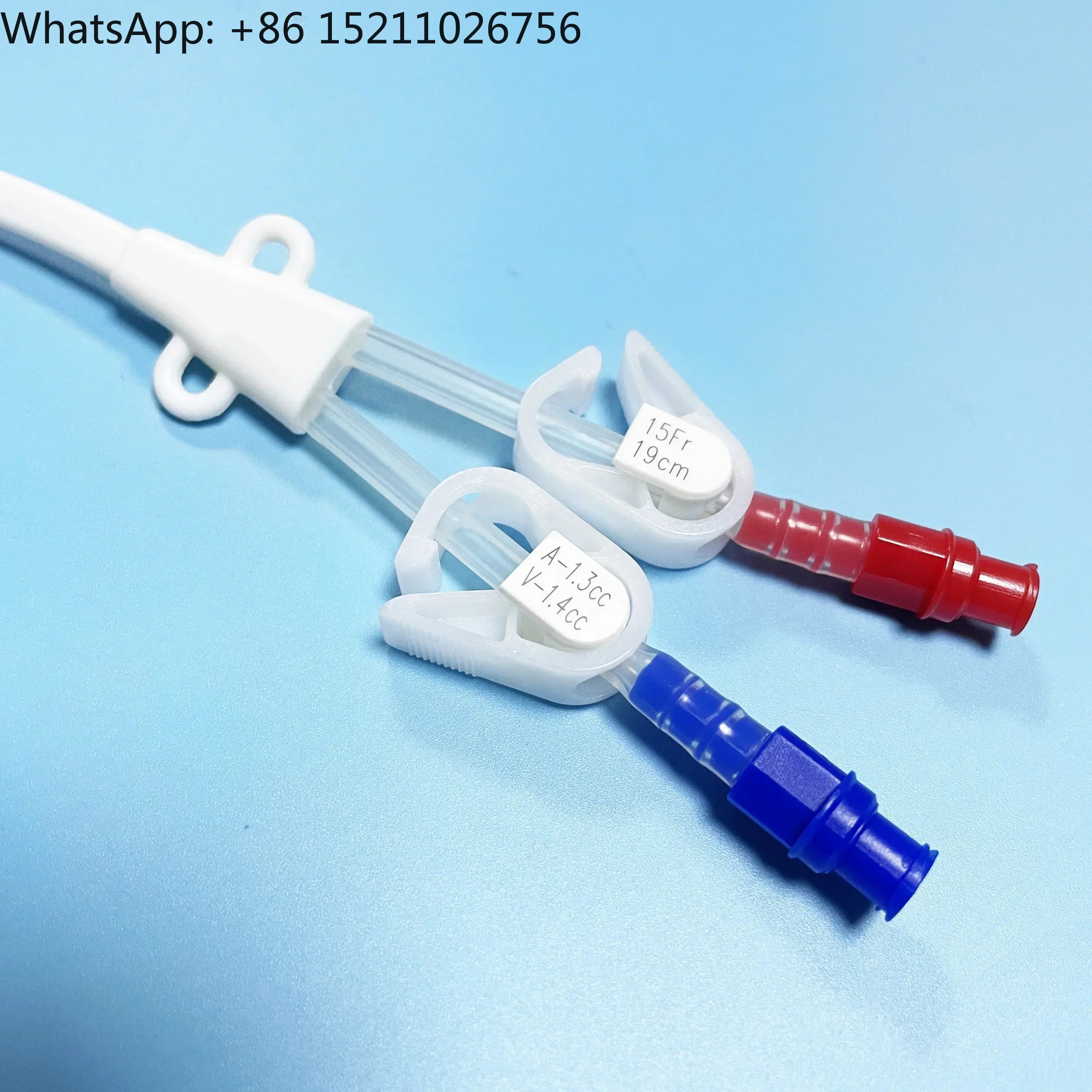 Medical Long Term Dialysis Catheter Kit Double Lumen Hemodialysis Catheter