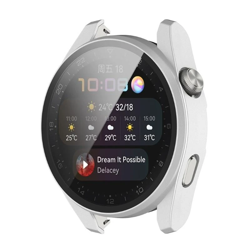 Tempered Glass One-piece PC for Shell Protector for Case Cover for Huawei Watch3