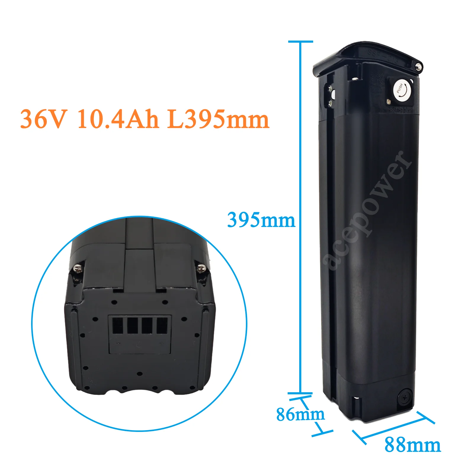 Für TELEFUNKEN Multitalent ZÜNDAPP Z510 Ebike Batterie Akku 36V 10,4 Ah 13Ah 17,5 Ah Silber Fisch Batterie für TELEFUNKEN Multitalent