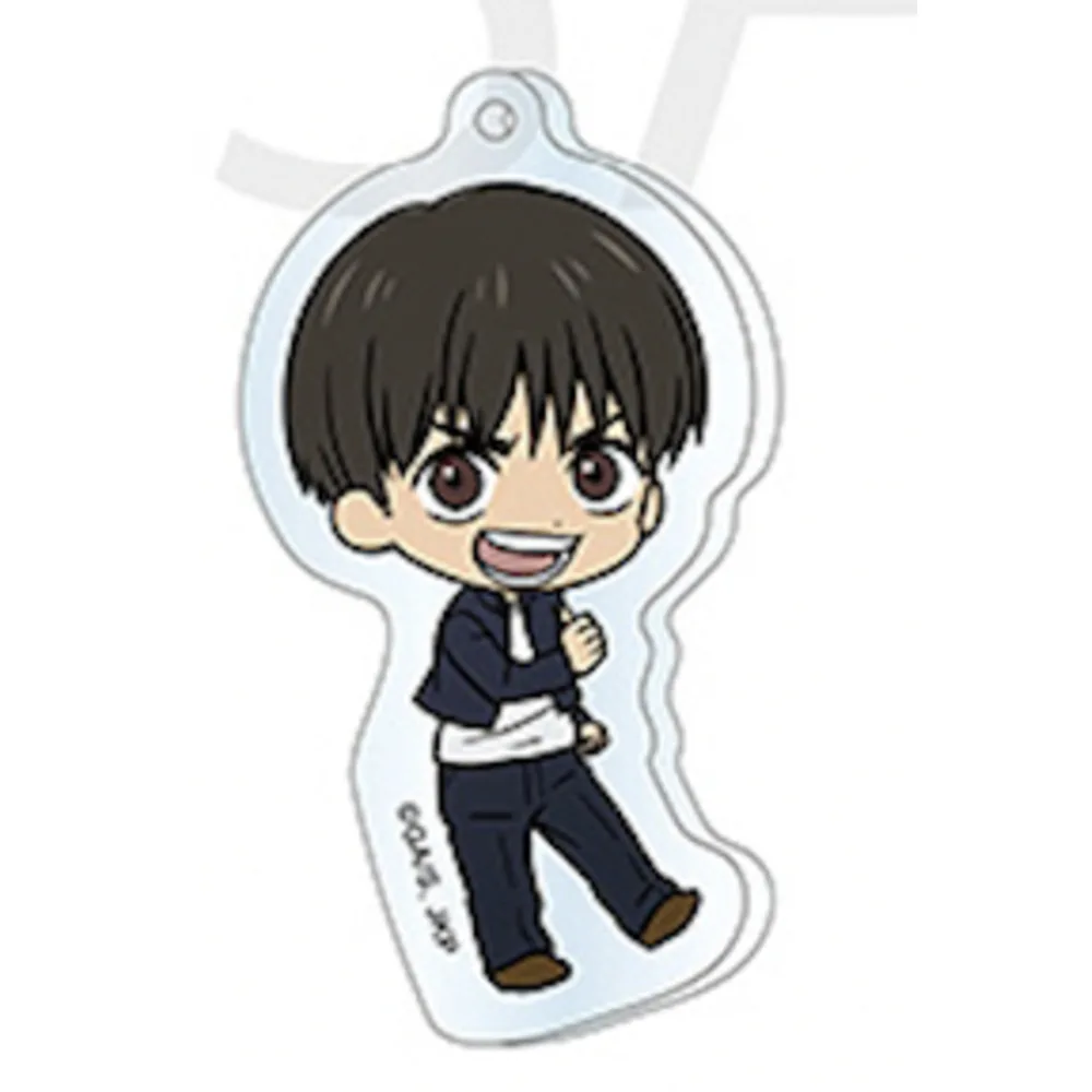 Anime 2 Keychain Doll Toji Fushiguro Yu Haibara Geto Suguru Gojo Satoru Acrylic Keyring Pendant For Gift