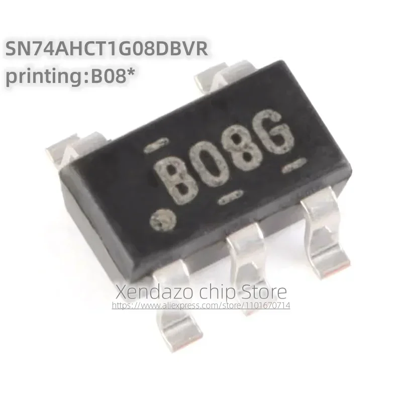10pcs/lot SN74AHCT1G08DBVR printing B08* SOT-23-5 package Original genuine Single 2-input positive AND gate logic chip