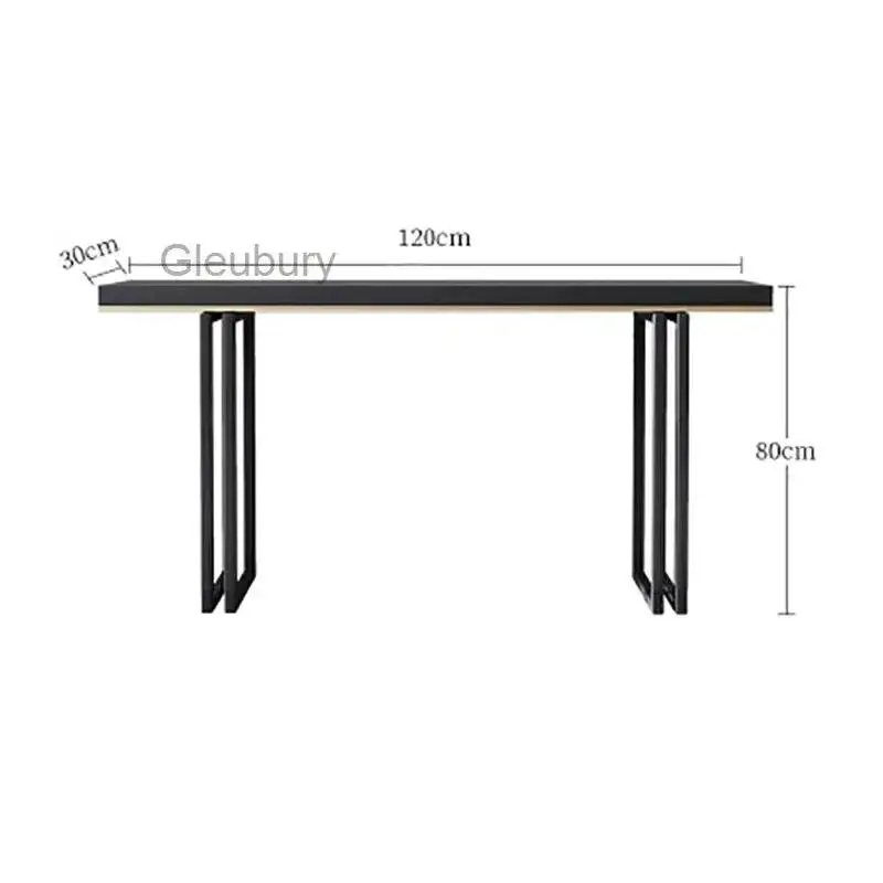 Chinese Minimalist Console Table Narrow Rectangle Modern Rustic Console Table For Hallway Porch Stoliki Do Salonu Furniture
