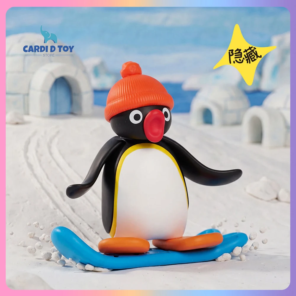 

New Genuine Pingu Wild Fun Shake Series Mystery Box Pingu Blind Box Penguin Anime Figures Ornament Gift Toy Desktop Decoration