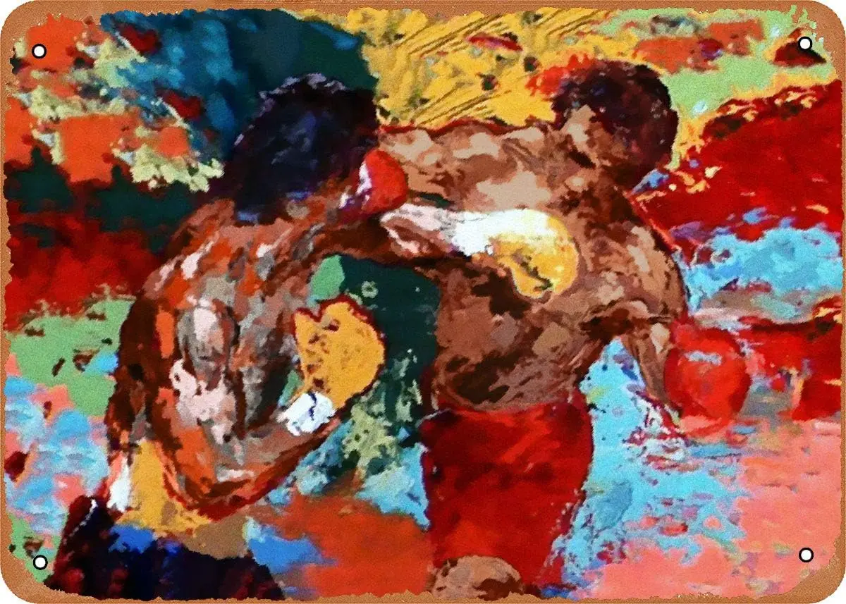Vintage Look Metal Sign - Movie Art Rocky Apollo Art - ; Tin Plate Wall Decor