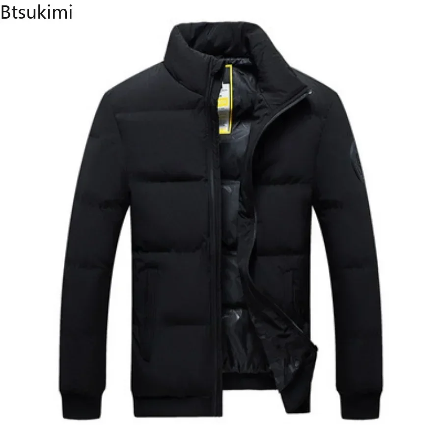 New 2024 Men\'s Autumn Winter Jackets and Coats Outerwear Clothing Parkas Jacket Male Windbreaker Thick Warm Men\'s Parkas 4XL 5XL