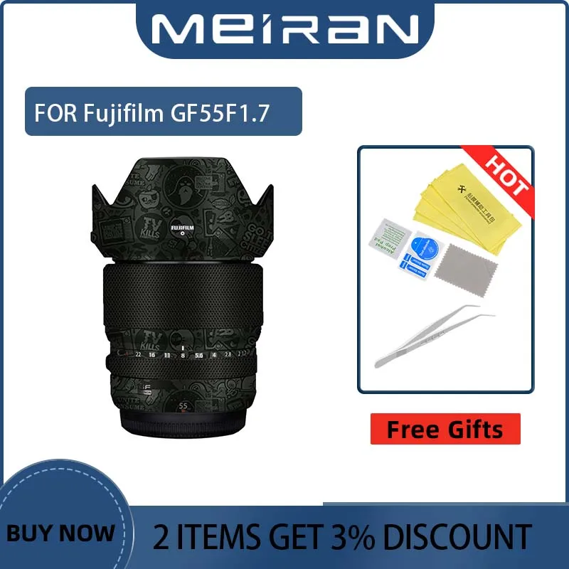 

Защитная пленка против царапин, крышка для объектива камеры, наклейка, пленка для пленки для Fujifilm gf55 мм f1.7 GF55F1.7 GF55f1.7 55F1.7 55F1.7