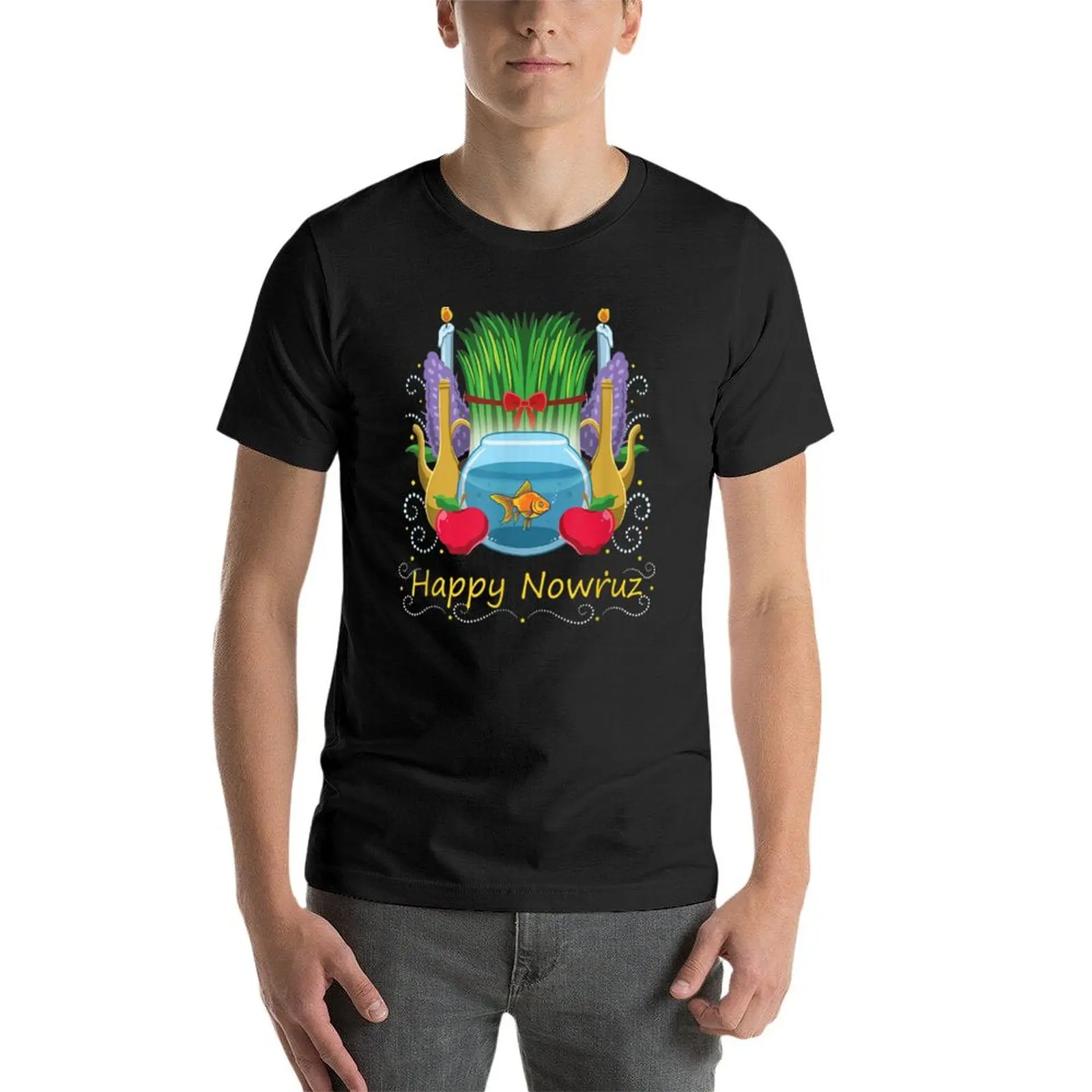 Unique Persian New Year Happy Norooz Festival Happy Nowruz T-Shirt sports fans for a boy heavyweights t shirt men image 4