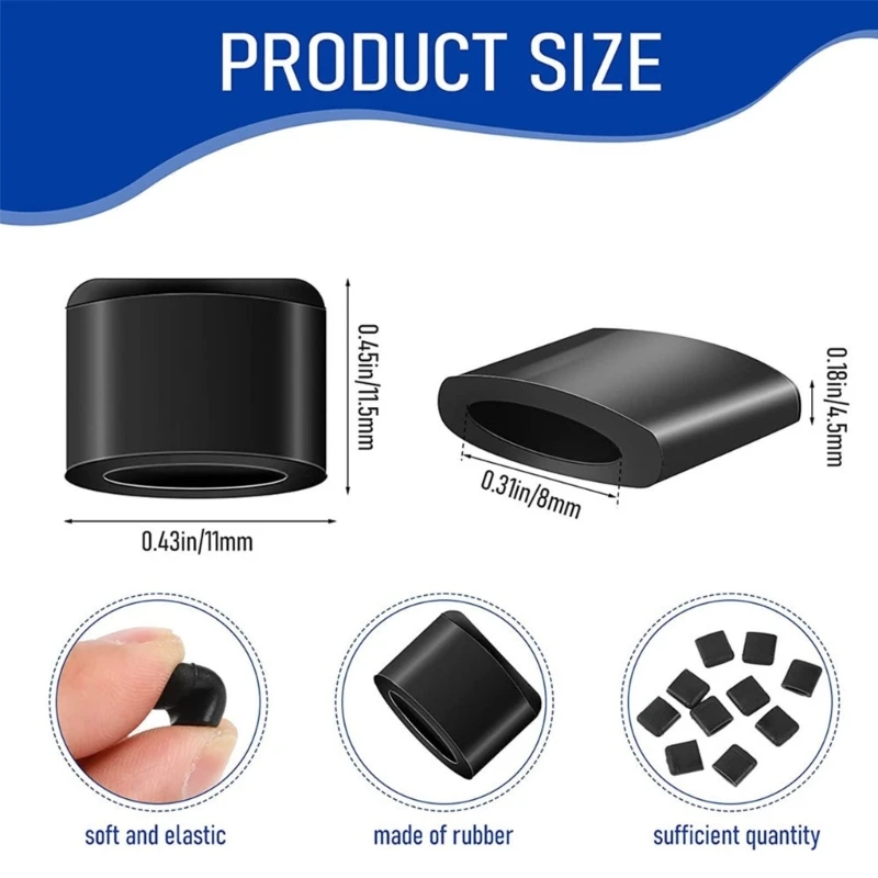 Tương Thích Cho Chảo Nướng Crispers Tấm Khay Nồi Chiên Không Dầu Chống Va Đập Góc Bảo Vệ Silicon Bảo Vệ Chân Chống Trầy Xước Thả