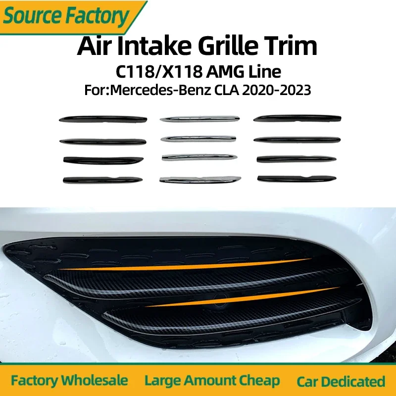 

Эмблемы горячие для Mercedes Benz C118 Cla200 260 2020 + передний бампер, решетка воздухозаборника, трансграничные детали для модификации автомобиля, аксессуары